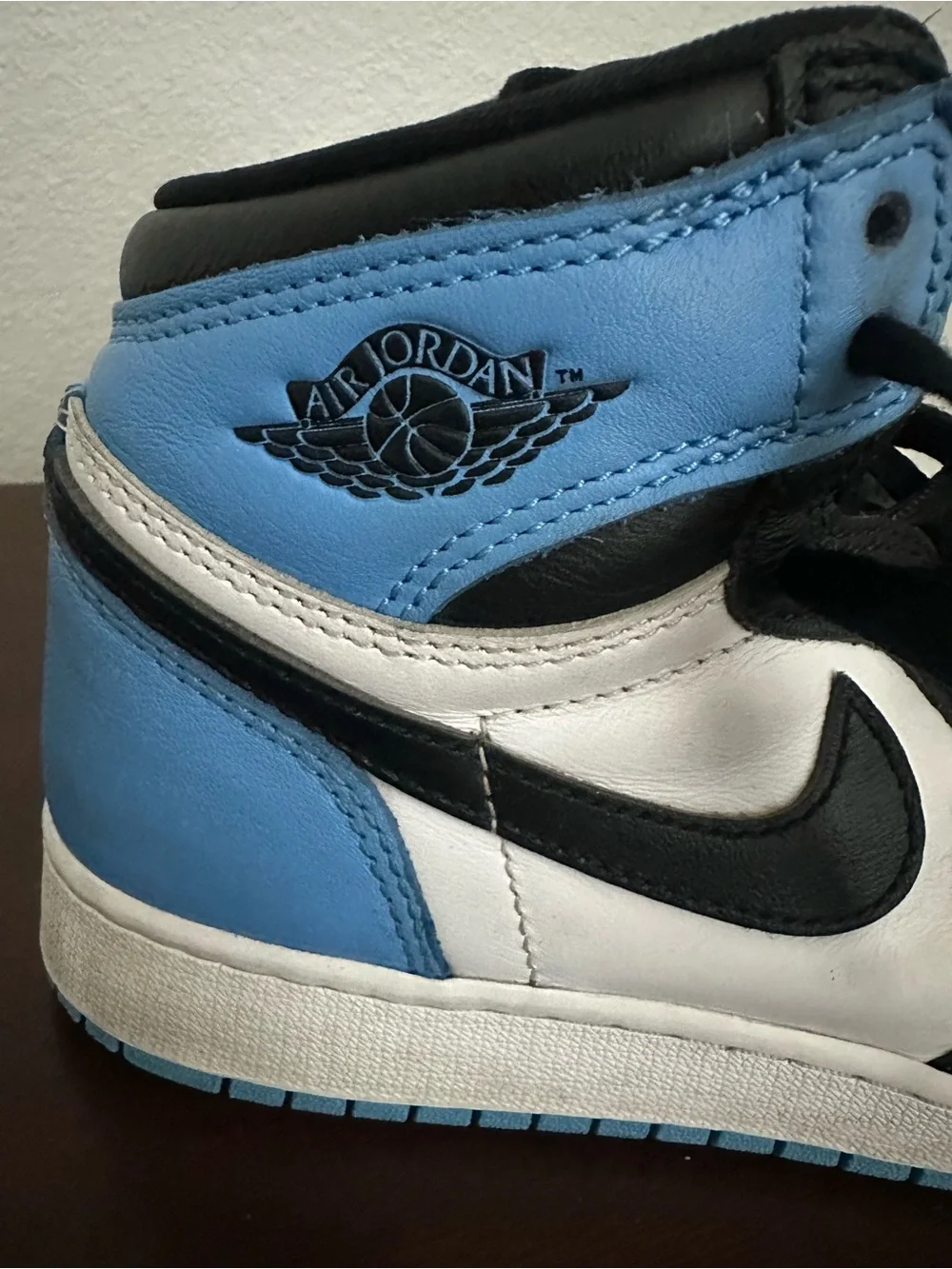 Jordan Kids' High-Top Sneakers in Black/Blue/White
